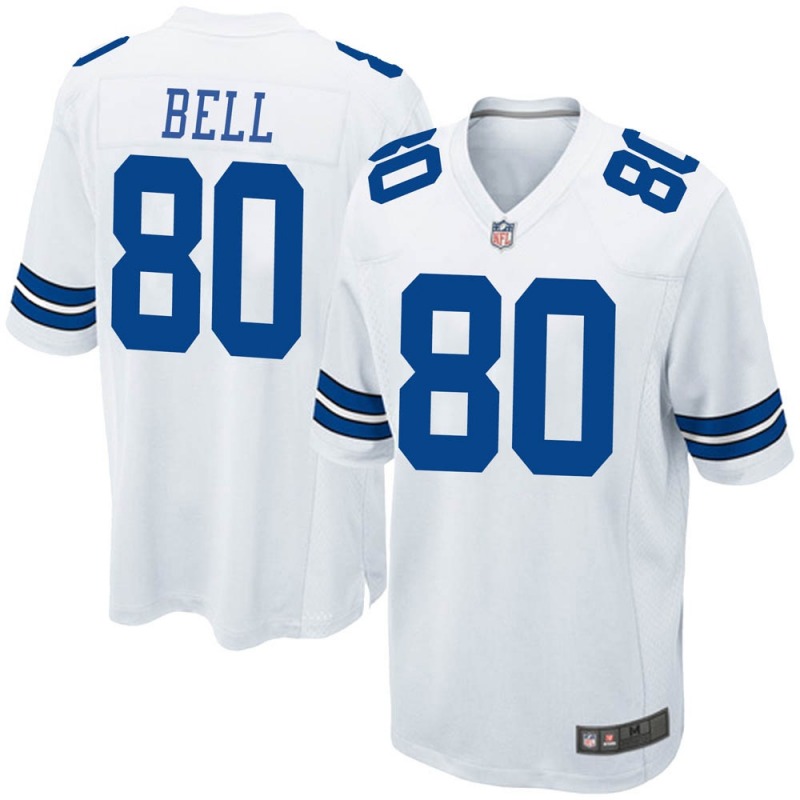 2020 Nike NFL Youth Dallas Cowboys 80 Blake Bell White Game Jersey